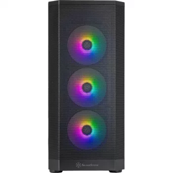 SilverStone FARA 514X czarna Hartowane szkło (SST-FA514X-BG)