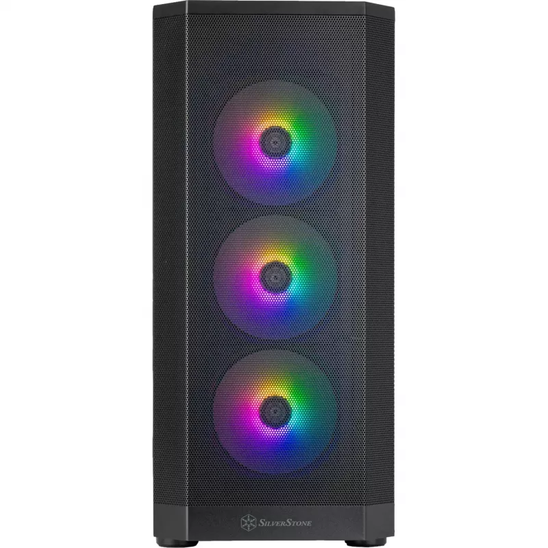 SilverStone FARA 514X czarna Hartowane szkło (SST-FA514X-BG)
