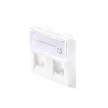 Gniazdko ścienne Lanview LKS830 45x45 mm 2-portowy Ethernet