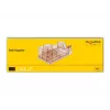 Organizer na biurko DeLOCK 18341 przezroczysty brązowy plastik 145x250x85mm