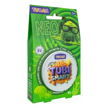 Masa plastyczna TUBAN TUBI SMART NEO, zielona, 50 g — masa plastyczna dla dzieci