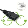 Ładowarka QOLTEC 36V–42V 2A z wtykiem C14 IEC 3-pin do akumulatorów e-bike