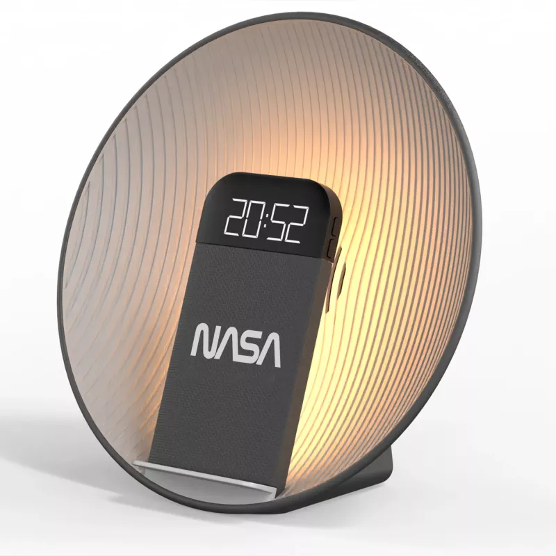 NASA SPC600 Głośnik Bluetooth / Budzik / Ładowarka bezprzewodowa