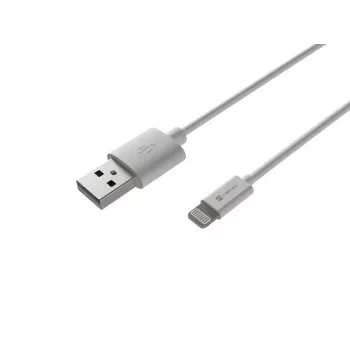 Kabel Lightning (m) -> USB-A (m) 2m MFi Prati Biały Natec NKA-2149