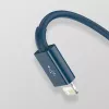 Kabel USB 3w1 Baseus Superior Series, USB na micro USB / USB-C / Lightning, 3,5 A, 1,5 m (niebieski)