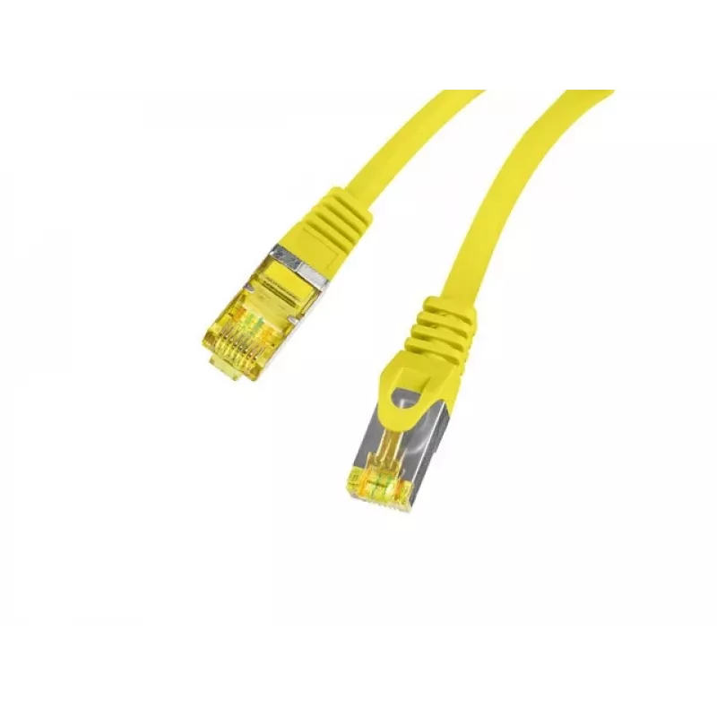 Kabel sieciowy Lanberg PCF6A-10CU-0025-Y RJ-45 Cat6a 0,25 m Żółty