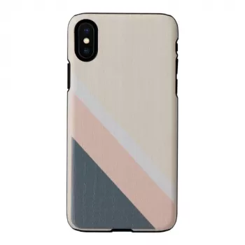 Etui na smartfona man and wood do iPhone X/XS — Pink Suit Czarny
