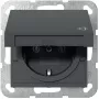 gira SCHUKO wkład gniazda System 55 antracyt 445428