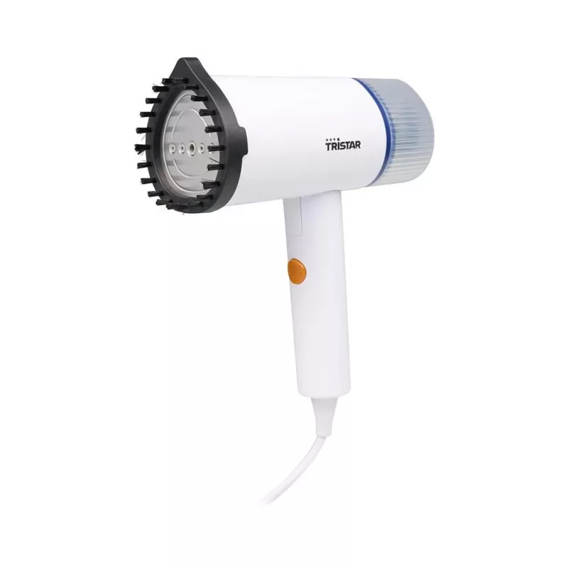 Ręczny parownik do ubrań Tristar ST-8960 — 1200 W, zbiornik 0,11 L, para 20 g/min, składana rączka, biały