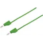 VOLTCRAFT Przewód pomiarowy [Wtyk 4 mm - Wtyk 4 mm] 1 m Zielony MSB-300 (MSB-300-1-GR)