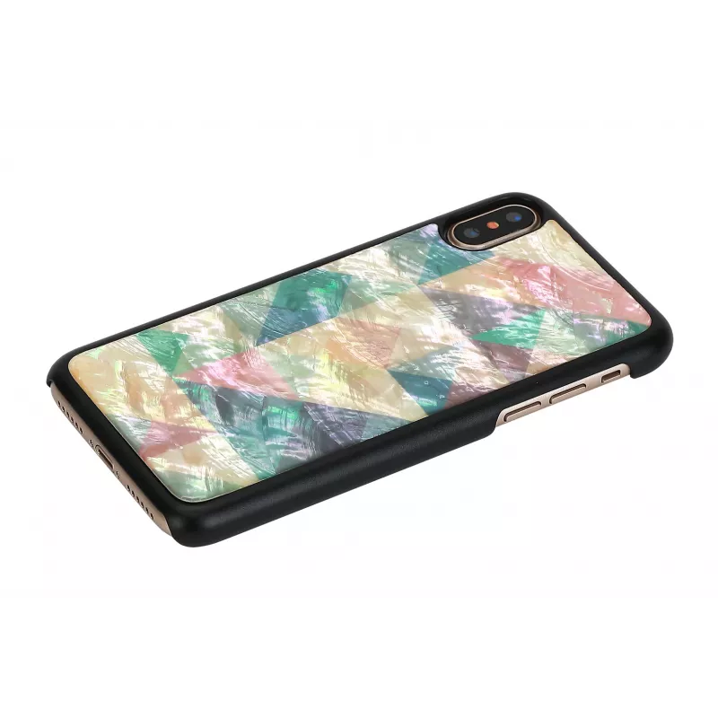 Etui na smartfona iKins dla iPhone XS / iPhone XS Mosaic Czarny