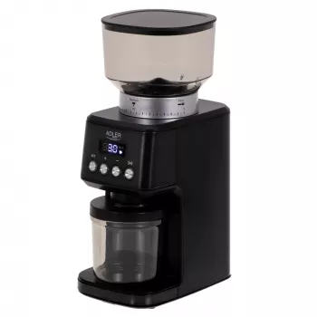 Młynek do kawy żarnowy Adler | AD 4300 | 180 W | Pojemność na ziarna 300 g | Czarny