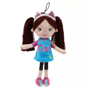 TULILO Lalka szmaciana Zosia 35 cm — miękka zabawka materiałowa, wysokość 35 cm