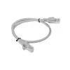 Kabel sieciowy Lanberg PCU6-10CC-0050-S RJ-45 Cat6 0,5 m szary