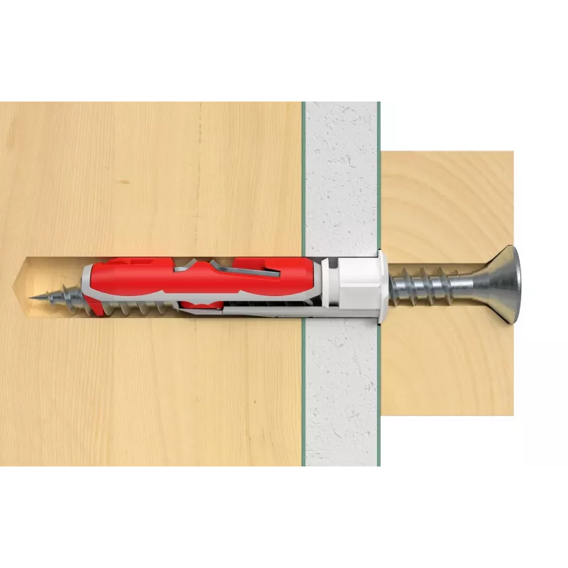 Fischer 537258 kołek rozporowy / kołek do ściany 50 szt. Zestaw wkrętów i kołków 50 mm