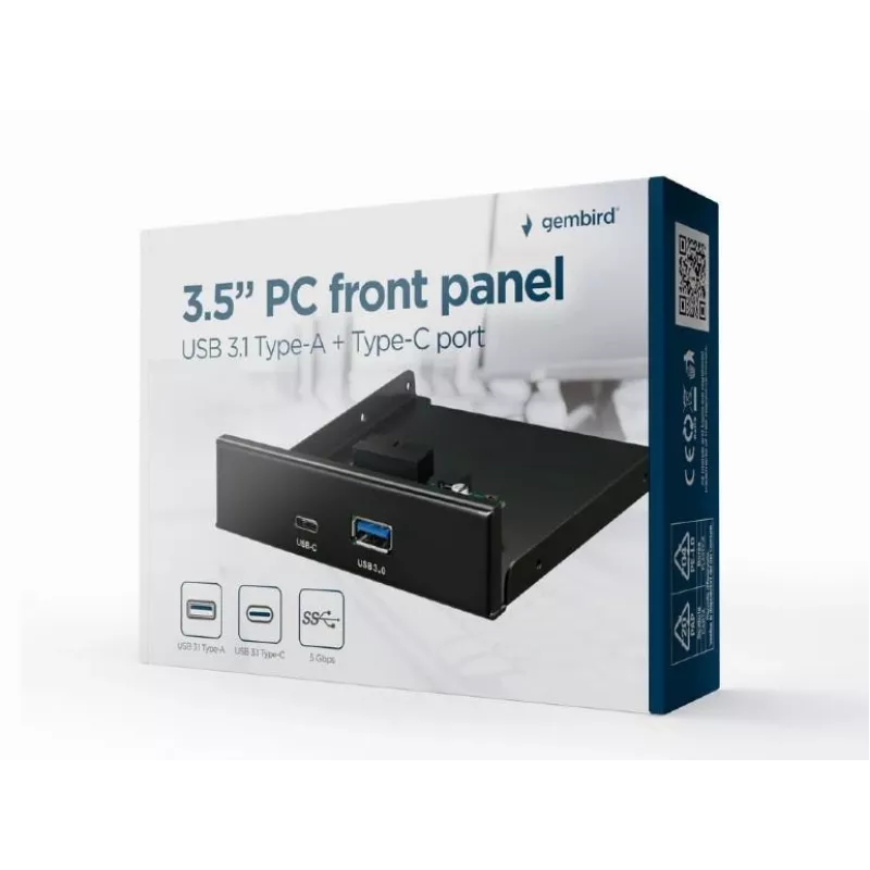 Akcesorium do obudowy przedni panel 3.5 PANEL/USB 2P FDI3-U3C-01 Gembrid