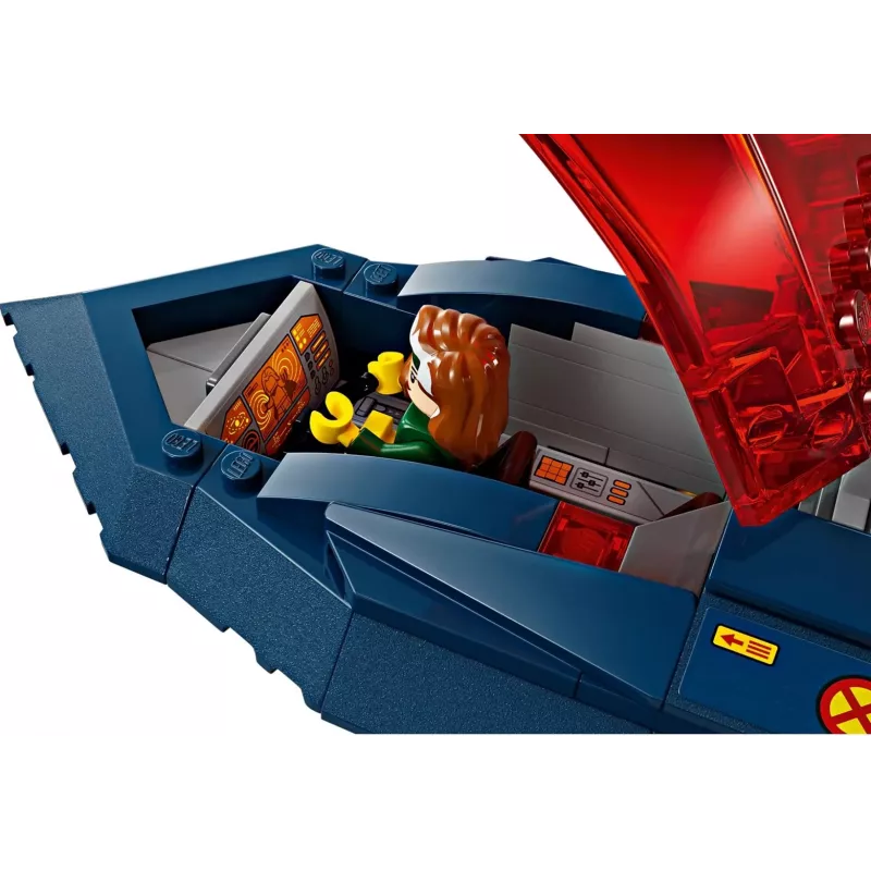 Klocki konstrukcyjne LEGO Marvel Super Heroes X-Jet 76281 z 5 minifigurkami