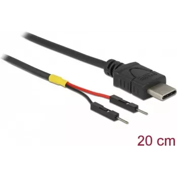Kabel zasilający DeLOCK 85419 0.2m 2-pinowy blok zacisków PoweredUSB