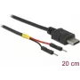 Kabel zasilający DeLOCK 85419 0.2m 2-pinowy blok zacisków PoweredUSB