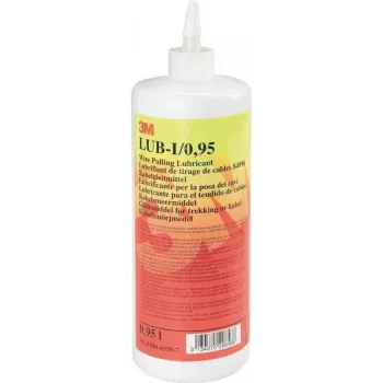 3M Lub-P Smar do kabli - wysokotemperaturowy smar - 950 ml - butelka - czerwony - żółty - 45 °C - idealny do wprowadzania w zastosowaniach przemysłowych i energetycznych (FE-5100-