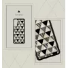 Etui ochronne iKins do Samsung Galaxy S21+ — wzór piramidy, czarne
