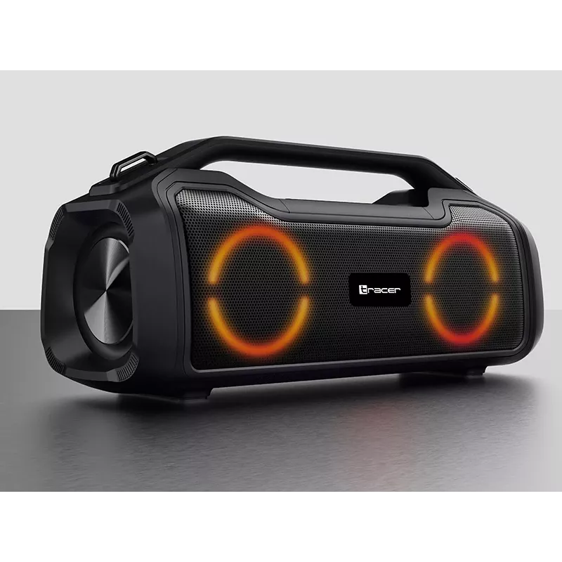 Przenośny głośnik stereo TRACER BigBoy TWS Bluetooth 40W RMS, czarny