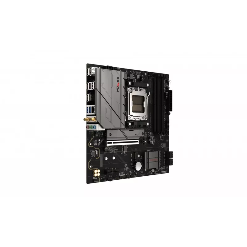 Płyta główna Sapphire PULSE B850M WIFI — AMD B850 micro ATX, Socket AM5, DDR5 do 7600 MHz, 4 DIMM, 192 GB, Wi‑Fi 6, 2.5GbE