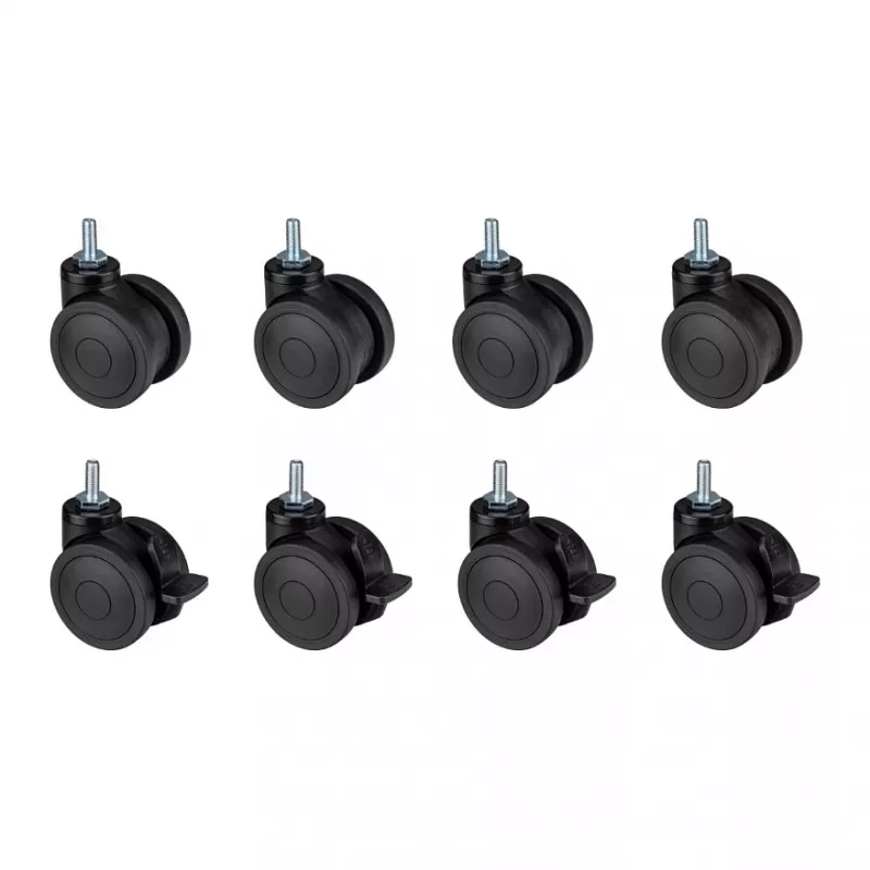 OPLITE Feststellbare Lenkrollen for GTR S8/S8 Elite Czarny retail (OP-CW)