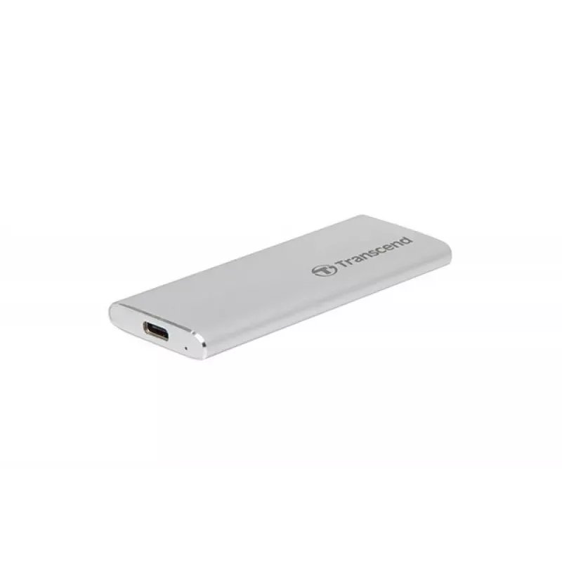 Przenośny dysk SSD Transcend ESD260C 500 GB USB Typ-C 3.2 Gen 2, srebrny