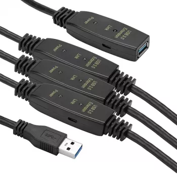 Przedłużacz USB 3.0 AF – AM, 30 m