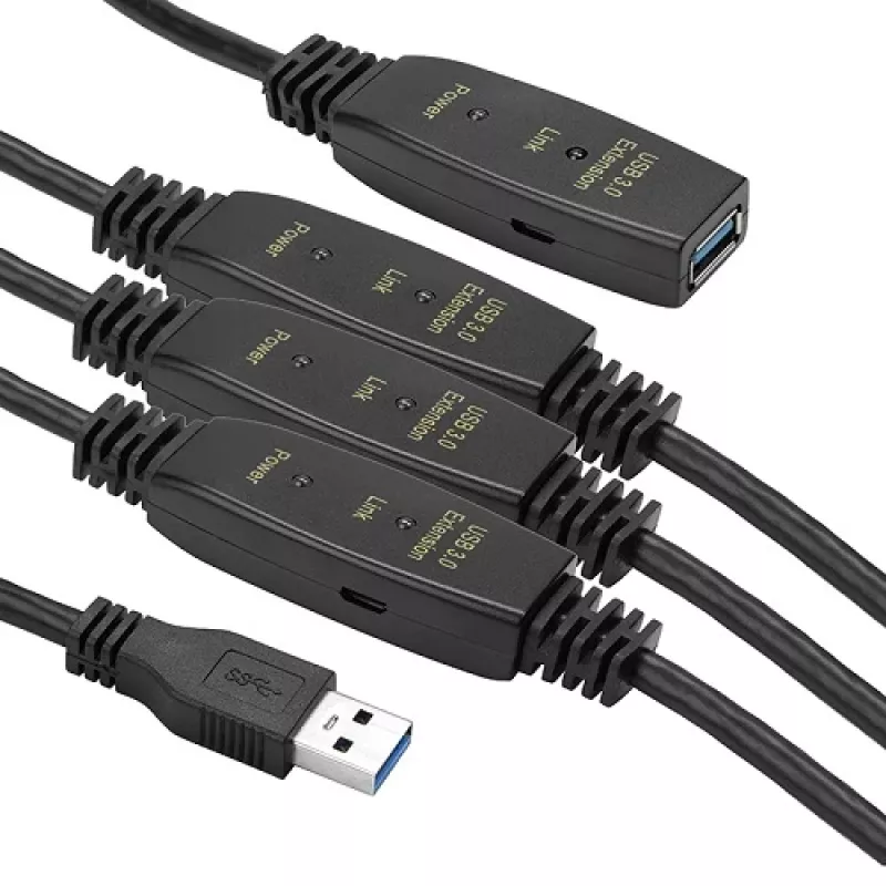 Przedłużacz USB 3.0 AF – AM, 30 m