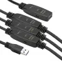 Przedłużacz USB 3.0 AF – AM, 30 m