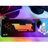 Podkładka pod klawiaturę i mysz TRACER GAMEZONE Hexy1 RGB 80/30/0,4