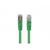 Kabel krosowy LANBERG PCF6-20CC-0025-G RJ45 Kat.6 U/UTP 0,25 m Zielony, CCA 26 AWG, 250 MHz