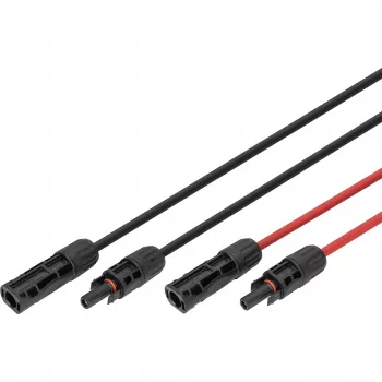 Kabel Digitus DK-SCEC66-0030 6 mm² 3 m MC4 Czarny Czerwony