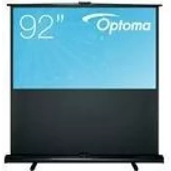 Optoma Panoview Pull Up DP-9092MWL - Ekran - 234 cm (92”) - 16:9 - Matowa biel - Czarny - do Optoma HZ40STx, UHD35x