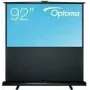 Optoma Panoview Pull Up DP-9092MWL - Ekran - 234 cm (92”) - 16:9 - Matowa biel - Czarny - do Optoma HZ40STx, UHD35x