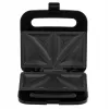 Sandwich maker Adler AD 3076 — 1000 W kompaktowy opiekacz do kanapek, czarno-srebrny