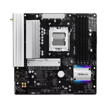 Płyta główna ASROCK A620AM PRO RS WIFI AM5 microATX, AMD A620, 4×DDR5, Wi‑Fi, HDMI, DP, 3×M.2, 2×SATA, dźwięk 7.1, LAN 1Gb