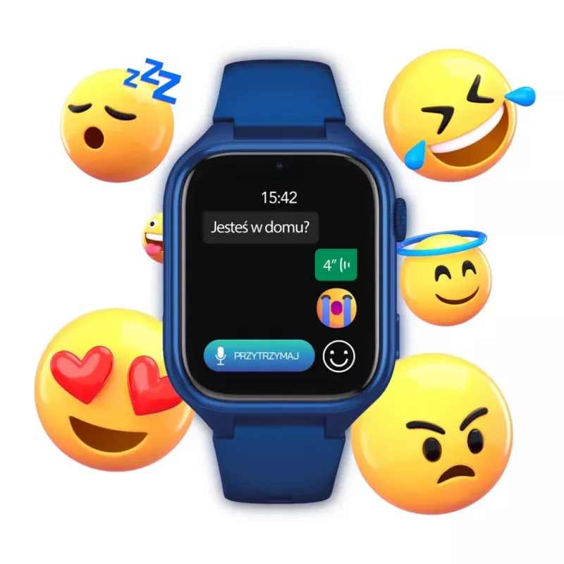 Smartwatch Stelio Junior 4G ST-SWJ101-NB – zegarek dziecięcy 4G, granatowy
