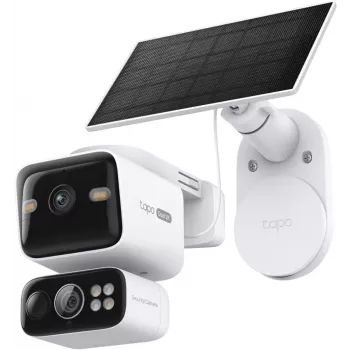 TP-Link Tapo C645D KIT, Bezprzewodowa kamera obrotowa z zasilaniem słonecznym, 3 MP