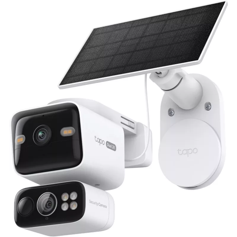 TP-Link Tapo C645D KIT, Bezprzewodowa kamera obrotowa z zasilaniem słonecznym, 3 MP