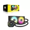Chłodzenie cieczą All-in-one Corsair iCUE LINK TITAN RX RGB 12 cm Czarny
