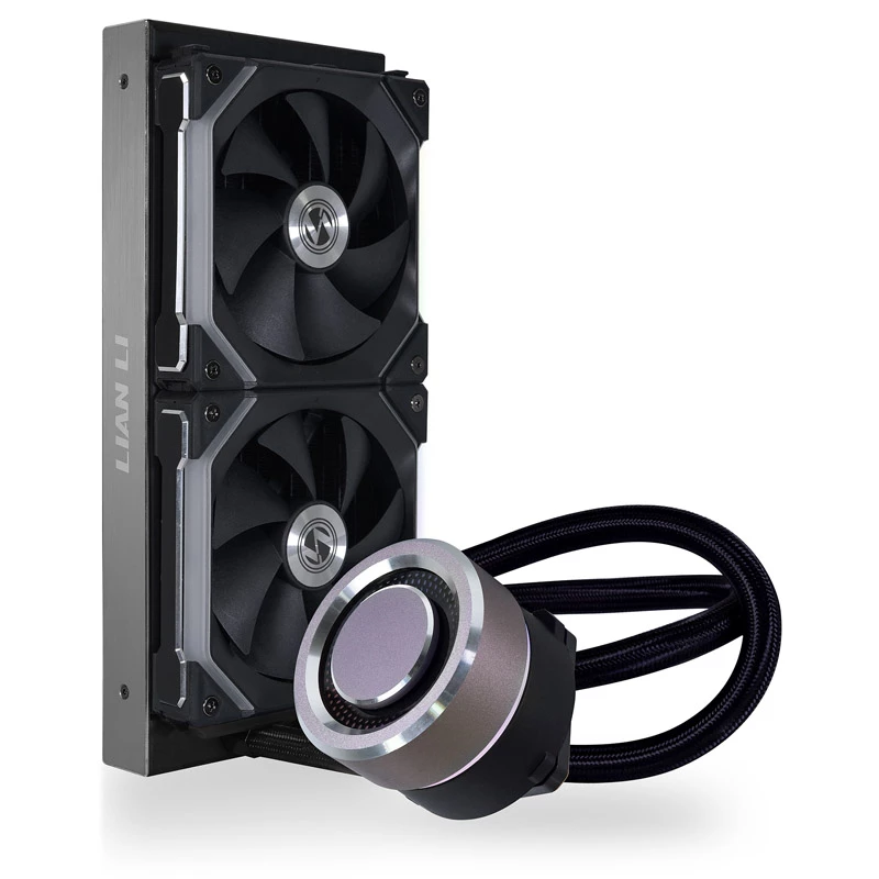 Lian Li Galahad AIO Processor Chłodzenie cieczą All-in-one 12 cm Czarny