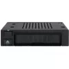 ICY DOCK - MB521SP-B - 2.5 Single Bay SAS/SATA HDD/SSD Dock in 1x 3,5 Front-Einbauschacht Hot-Swap Wechslerahmen mit EIn/Aus Schalter und Auswurftaste