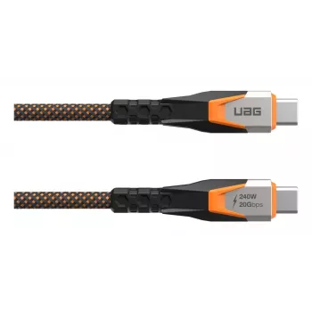 Kabel USB C na USB C C2G 9B4415114097 USB 3.2 Gen 2x2 0,75 m — Czarny/Pomarańczowy