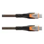 Kabel USB C na USB C C2G 9B4415114097 USB 3.2 Gen 2x2 0,75 m — Czarny/Pomarańczowy