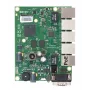 router przewodowy Mikrotik RB450Gx4 Gigabit Ethernet zielony