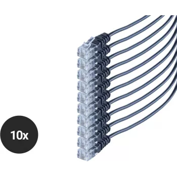 Kabel telefoniczny ShiverPeaks SO70084-3-SET10 ze złączem RJ11, zestaw 10 szt.