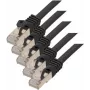 Kabel sieciowy S/CONN Kat. 7 S/FTP 3 m Czarny